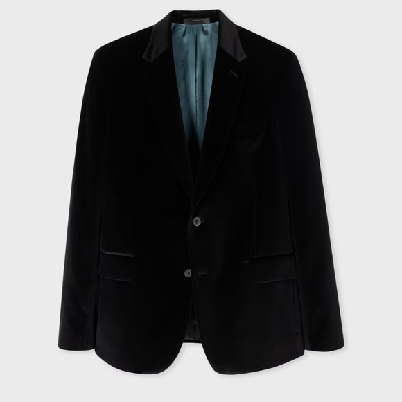 Paul Smith Other - Paul Smith The SoHo Velvet Black Blazer Size 50A